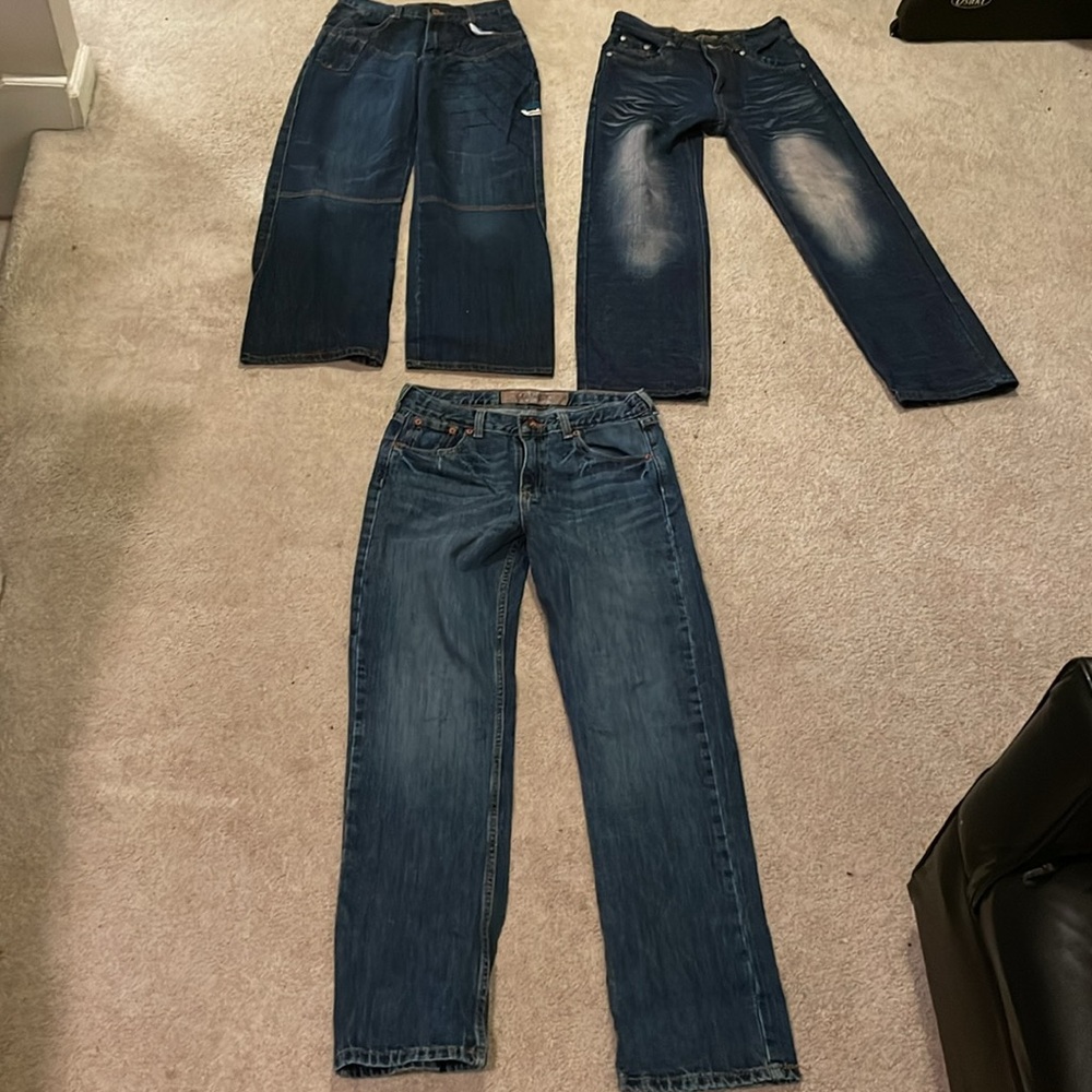 Bundles Three Shorts Three Jeans  Boy size 18